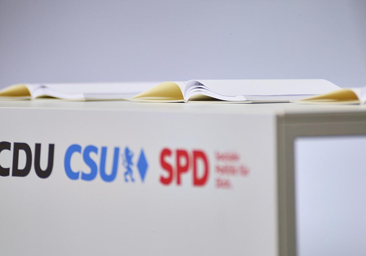 Unterzeichnung Koalitionsvertrag