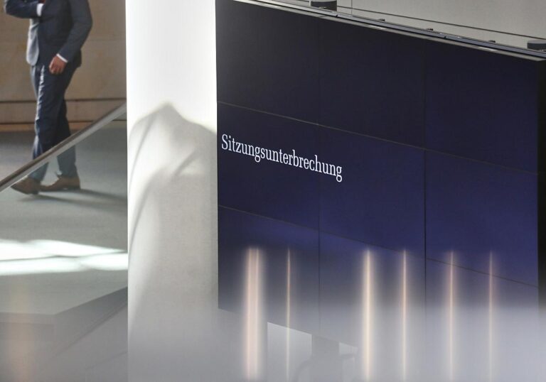 Sitzungsunterbrechung am