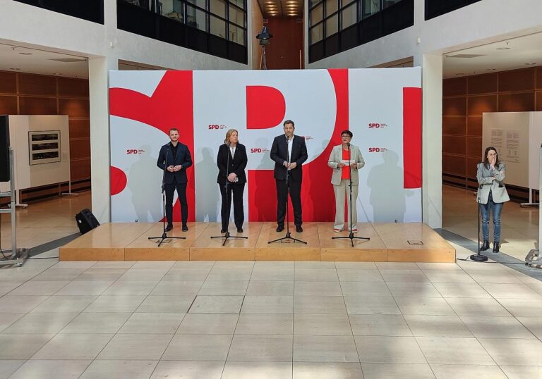 SPD-Pressekonferenz nach