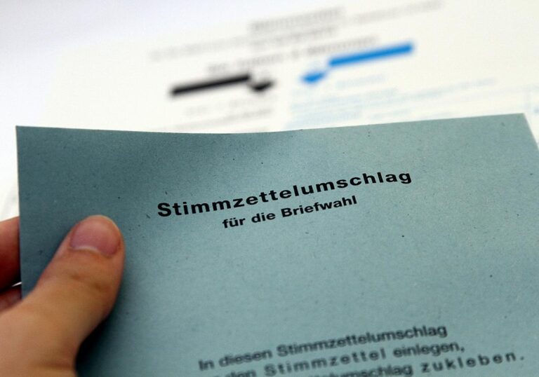Stimmzettelumschlag für