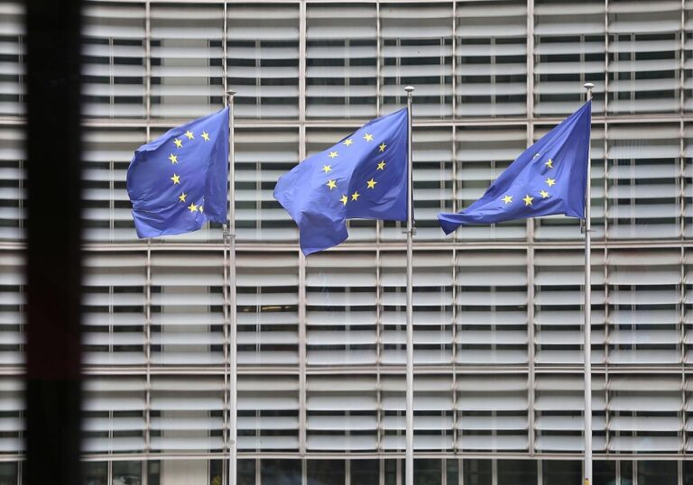 EU-Fahnen am