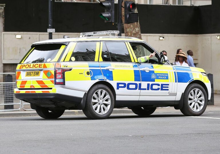 Britische Polizei