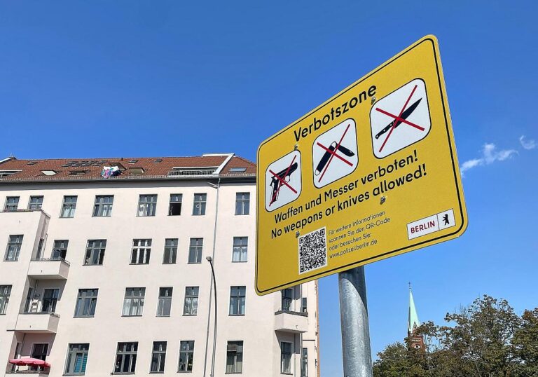 Waffenverbotszone in