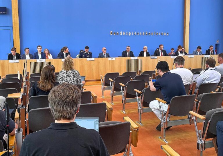 Regierungspressekonferenz am