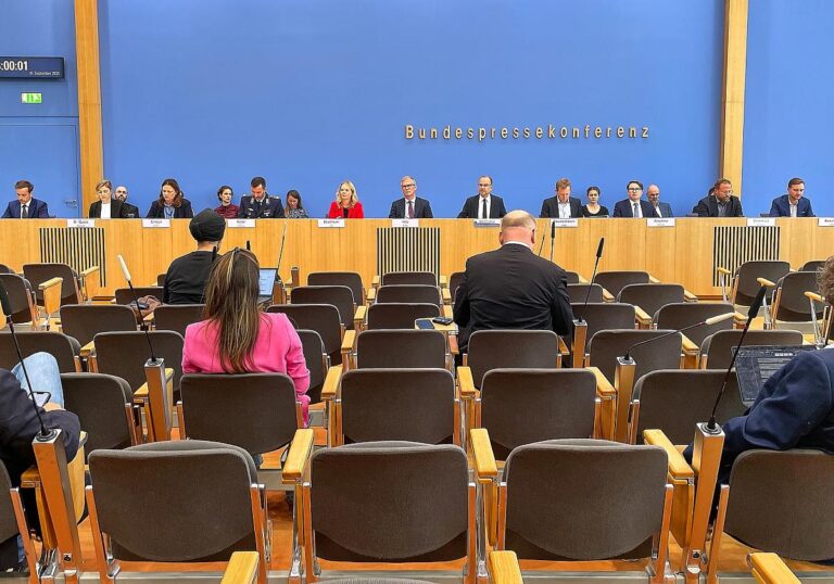 Regierungspressekonferenz am