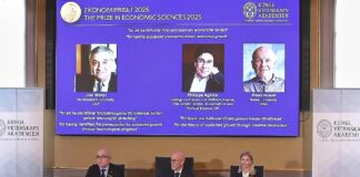 Bekanntgabe Wirtschaftsnobelpreis