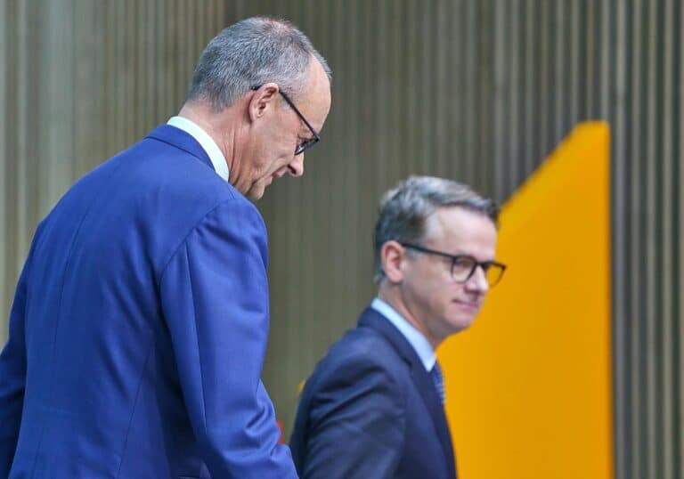 Friedrich Merz und Carsten Linnemann