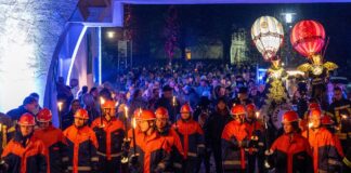 Ein besonderer Höhepunkt zur Eröffnung der Aktionstage: Der große Laternenumzug. / Foto: Sebastian Hummel