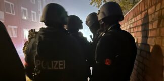 Polizei-Einsatz in Emden. / Foto: Polizei Osnabrück