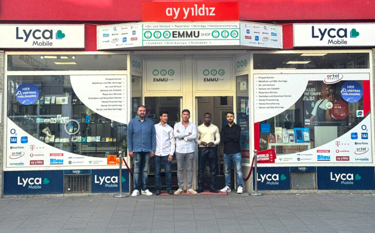 Das Team vom EMMU SHOP in der Johannisstraße