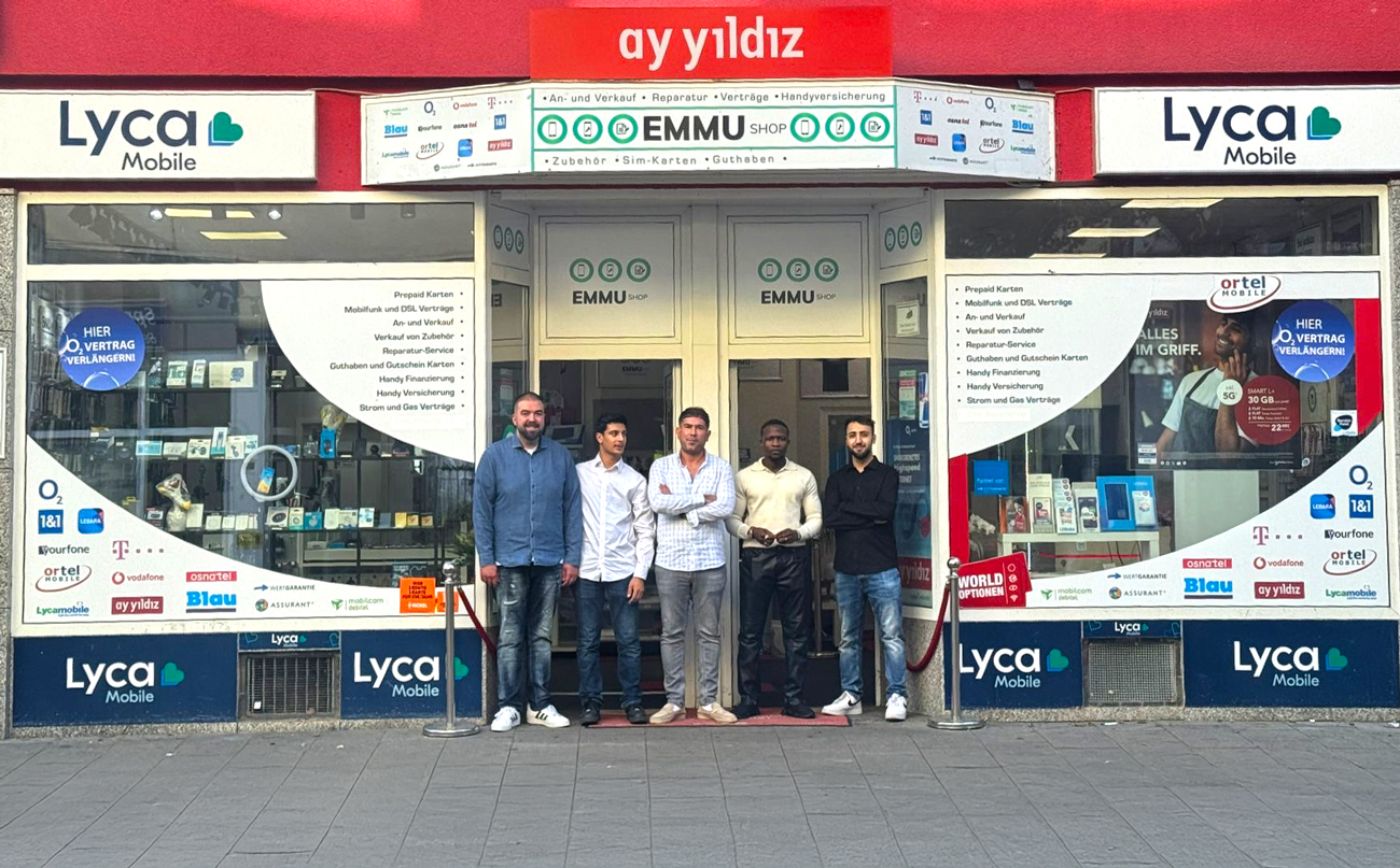 Das Team vom EMMU SHOP in der Johannisstraße