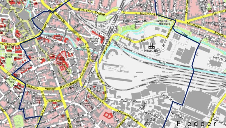 Evakuierungsgebiet 1. Juli 2025 Osnabrück