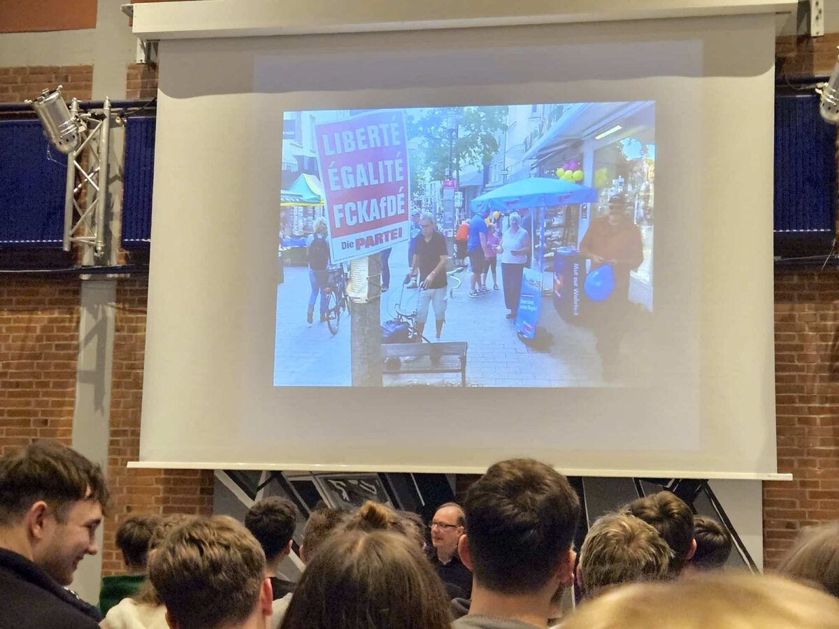 Wahlplakat "Die Partei"