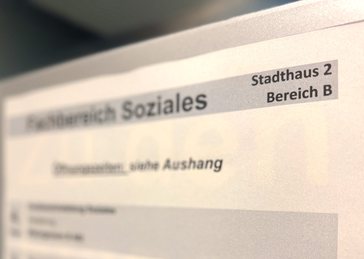 Fachbereich Soziales bei der Stadtverwaltung Osnabrück