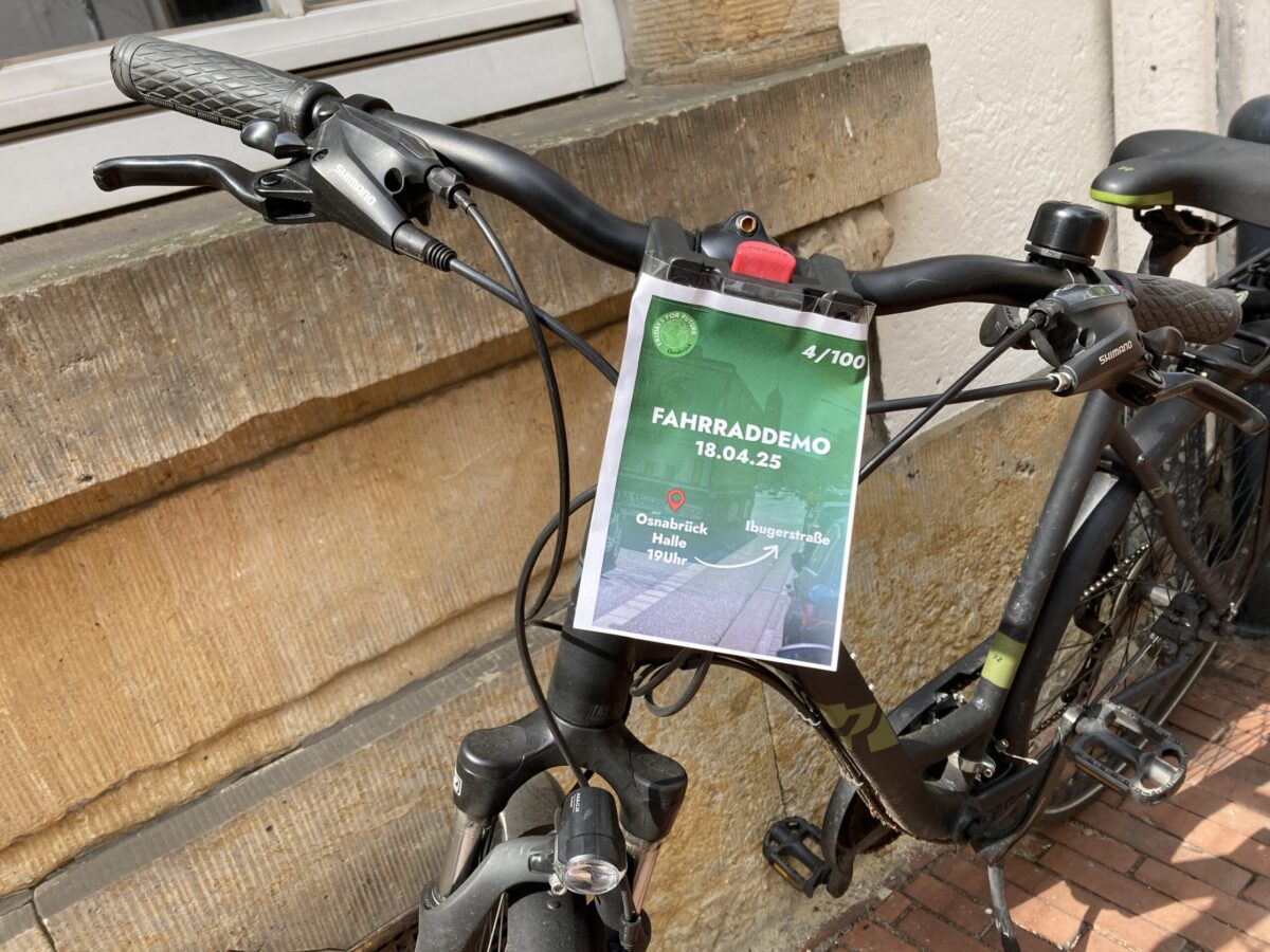Fahrraddemo / Foto: Dominik Lapp