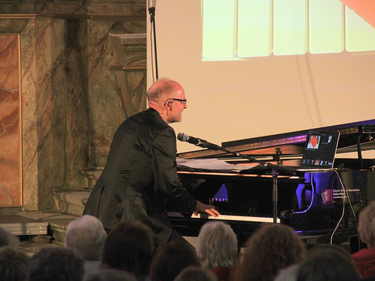 Dieter Falk in Glandorf. / Foto: Dominik Lapp