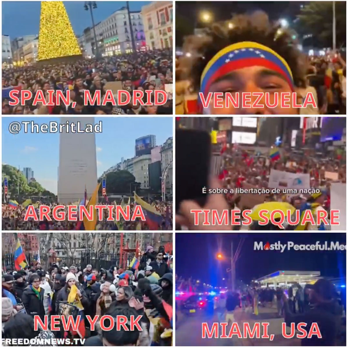 Kommentar: „¡Libertad!“ statt Völkerrecht – Venezuela feiert! Venezolaner feiern das Ende der sozialistischen Diktatur