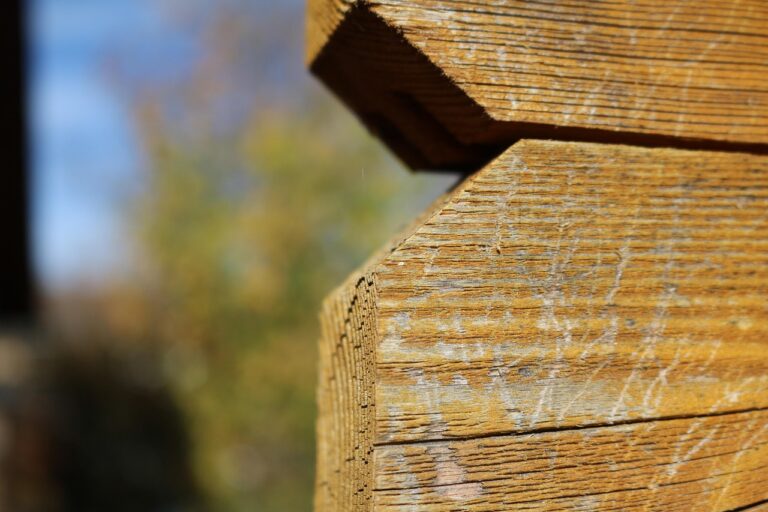 Zaun aus Holz