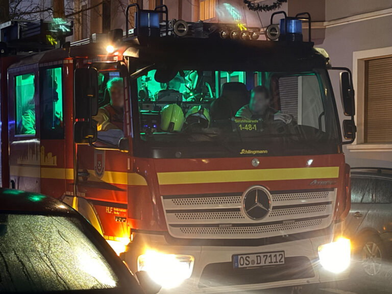 Feuerwehreinsatz in Osnabrück in Wüste