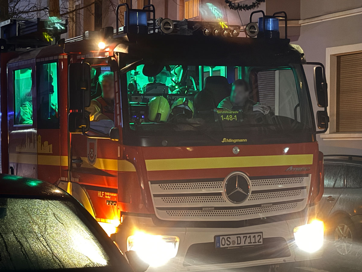 Feuerwehreinsatz in Osnabrück