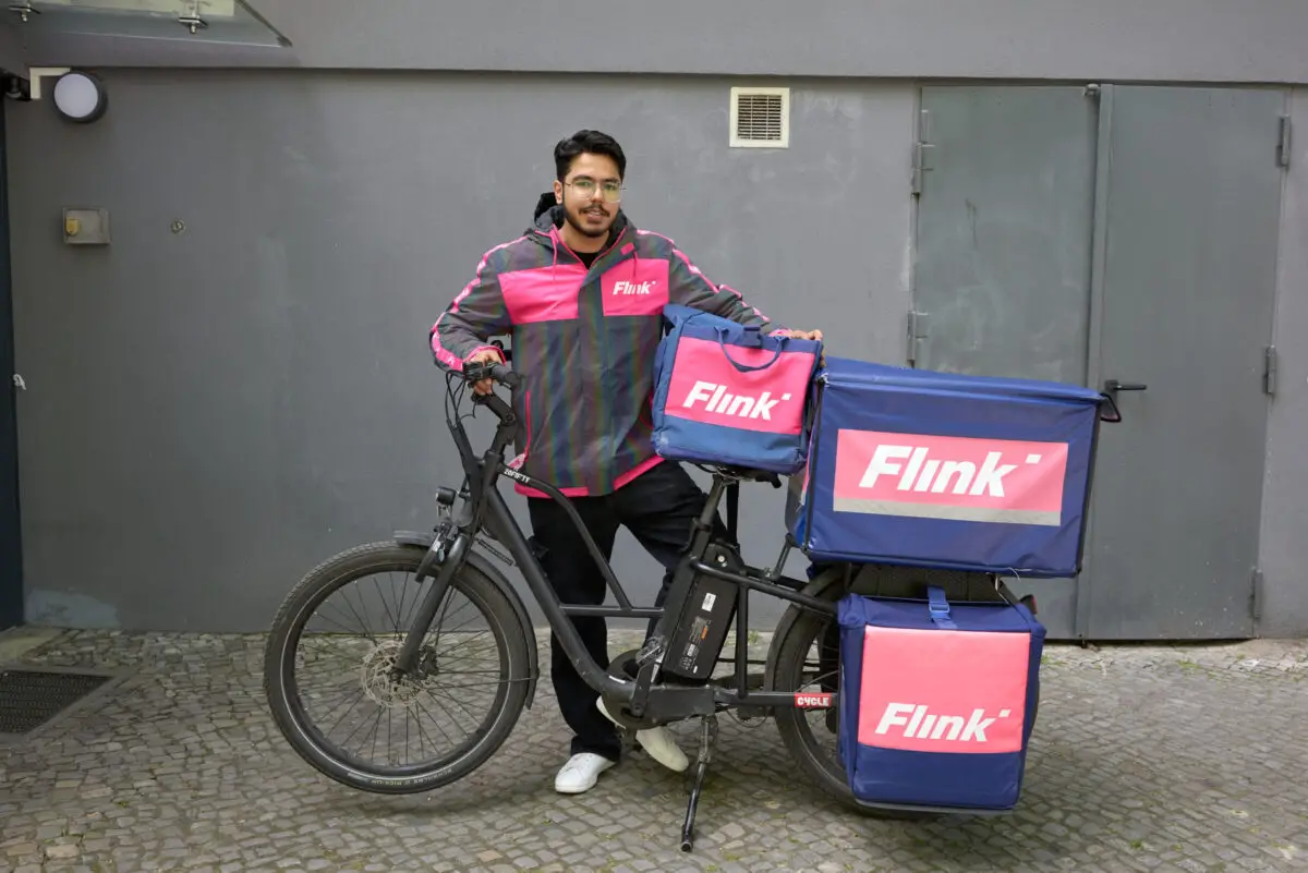 Mehr als 5.500 Bestellungen in sechs Wochen: Flink kommt in Osnabrück gut an Flink ist nur mit dem Fahrrad unterwegs