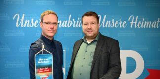 Florian Meyer und Marcel Queckemeyer von der AfD