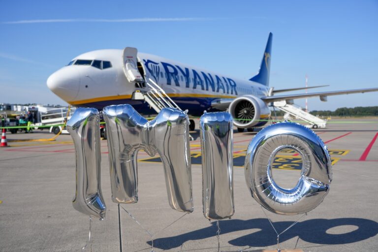 1 Mio Ryanair Fluggäste ab FMO in Flughafen FMO