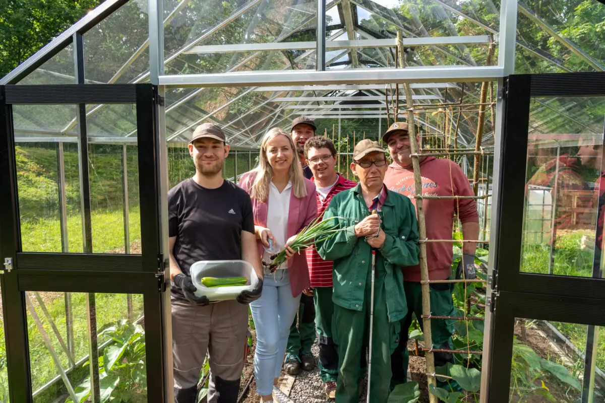 Neues Gewächshaus der Werkstatt Wallenhorst