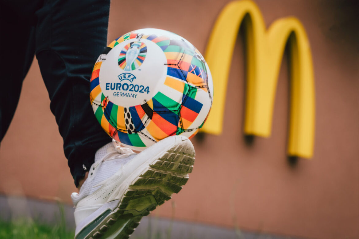 Fußball und Fast Food