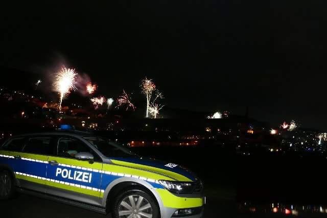 Polizeiwagen Silvester