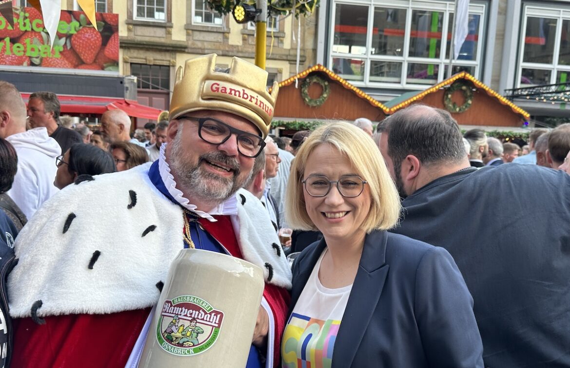Gambrinus und Katharina Pötter eröffnen die Maiwoche 2024