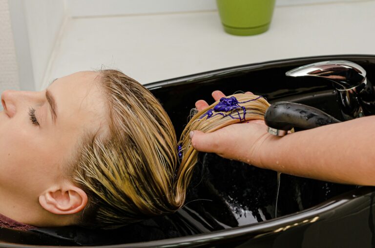 Waschbecken beim Friseur