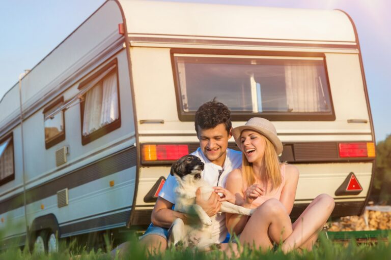 Camping im Wohnwagen
