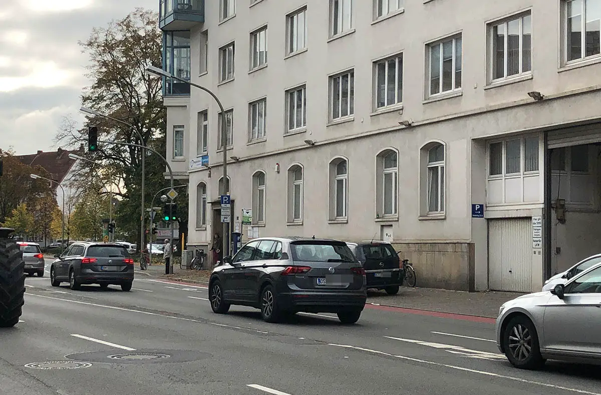 Goethering, Höhe Möserstraße