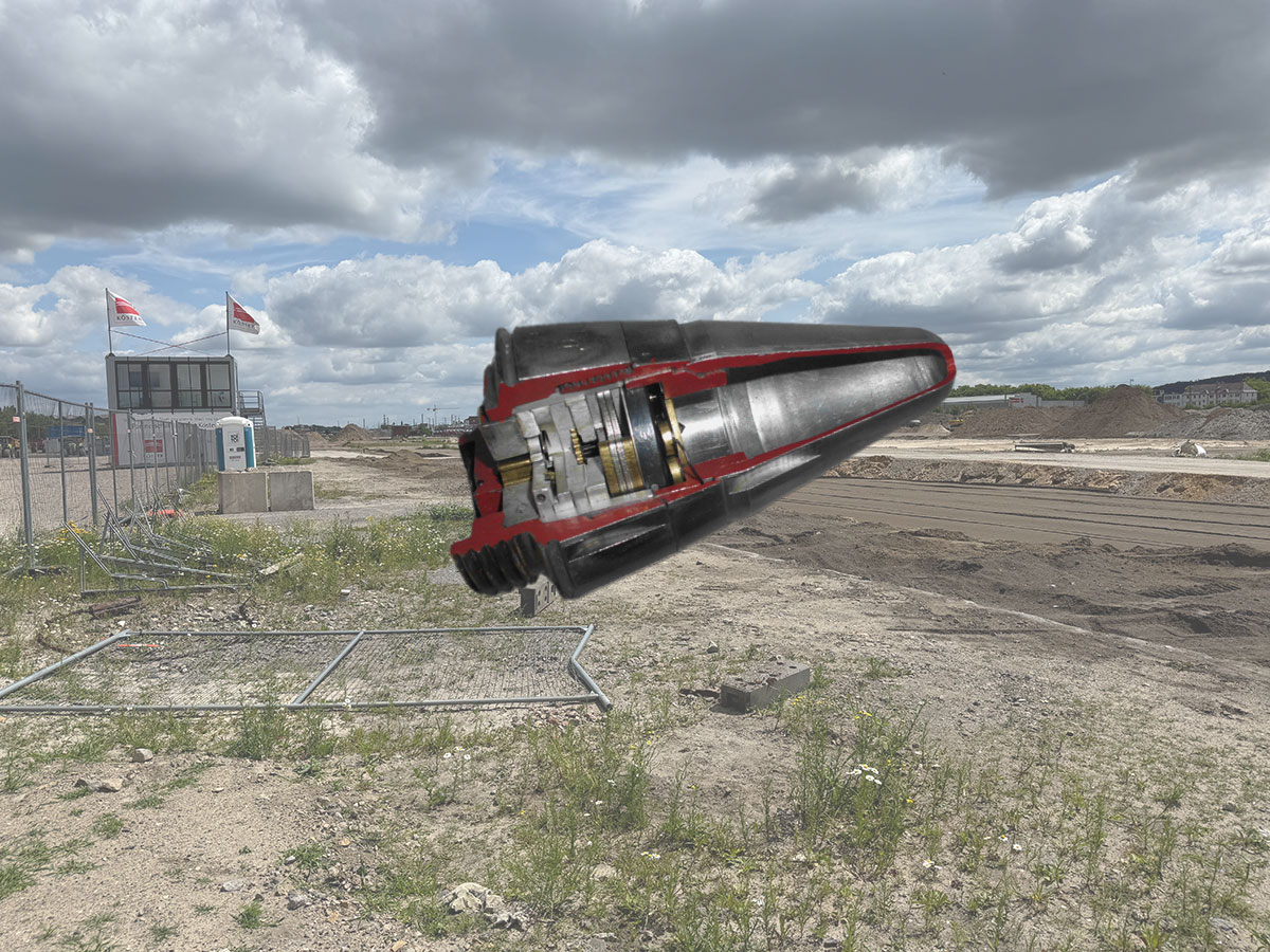 Granate im Lokviertel Osnabrück / Foto: Pohlmann unter Verwendung eines Fotos von "Onkel Dittmeyer", Lizenz: CC BY-SA 4.0