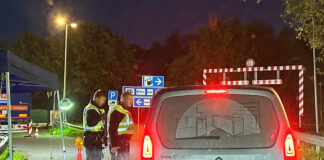 Grenzkontrolle an der A30 bei Bad Bentheim