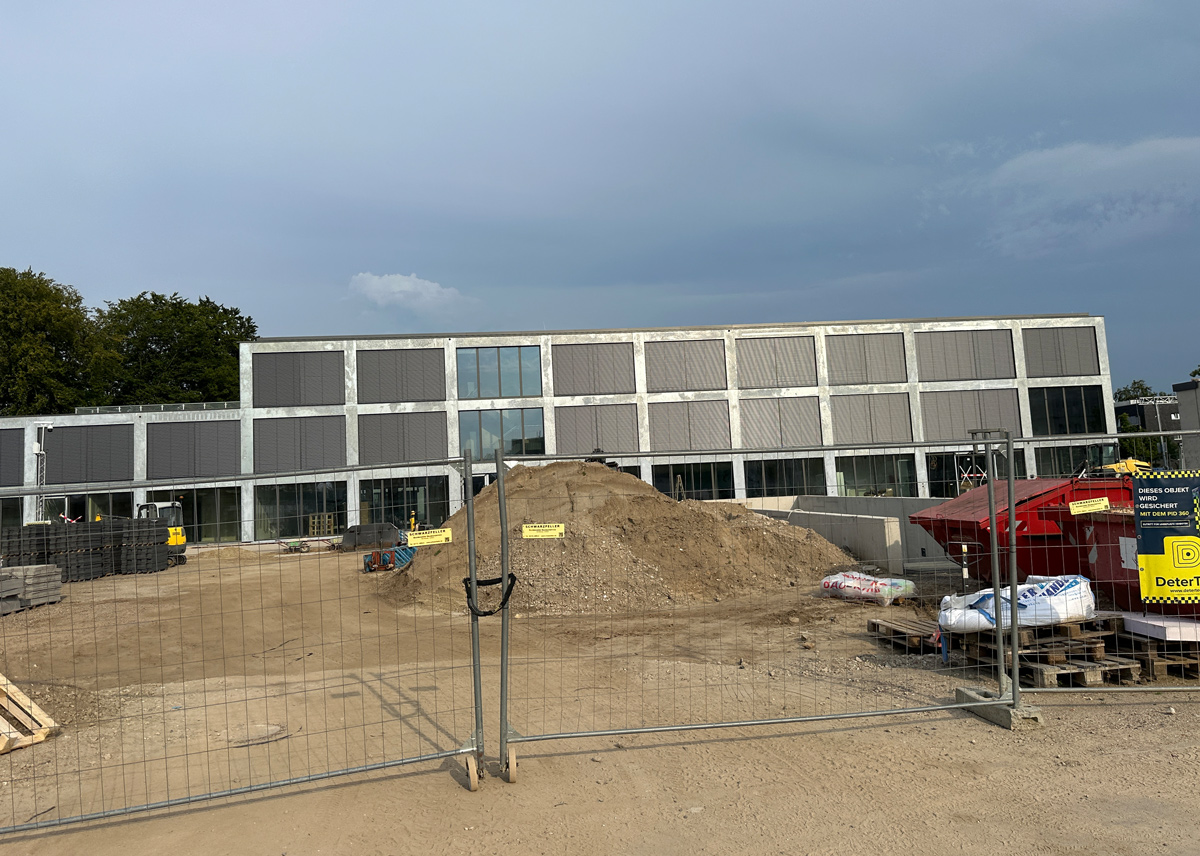 Baustelle für GROW Digitalcampus im Wissenschaftspark