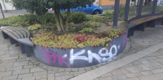 Schmiererei in Hagen. / Foto: Gemeinde Hagen