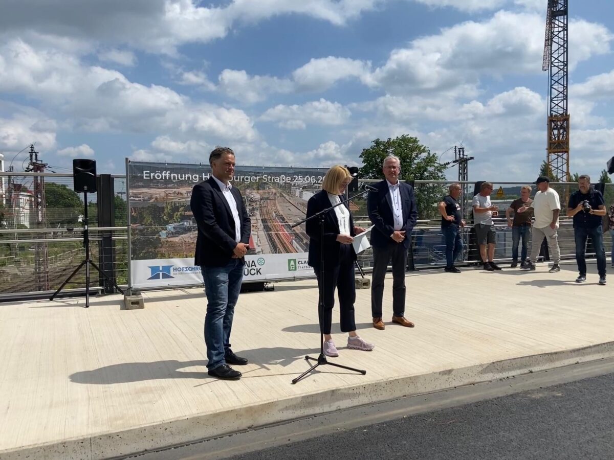 Eröffnung der Hamburger Straße. / Foto: Hannah Meiners