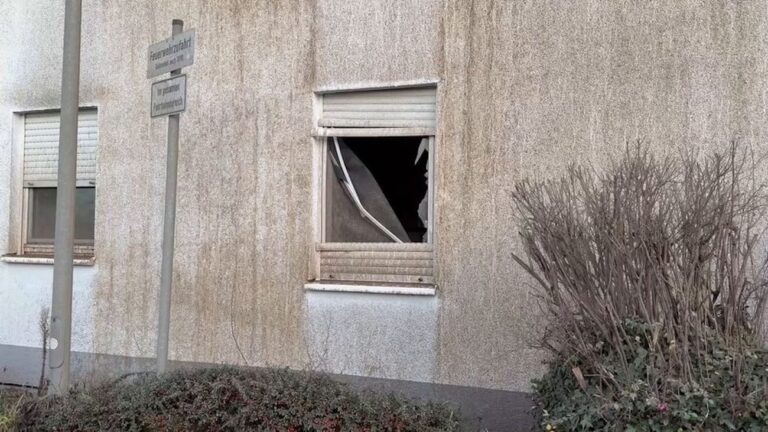 Schäden nach Bombenentschärfung in Hanau / Foto: dpa via Glomex in Lokviertel