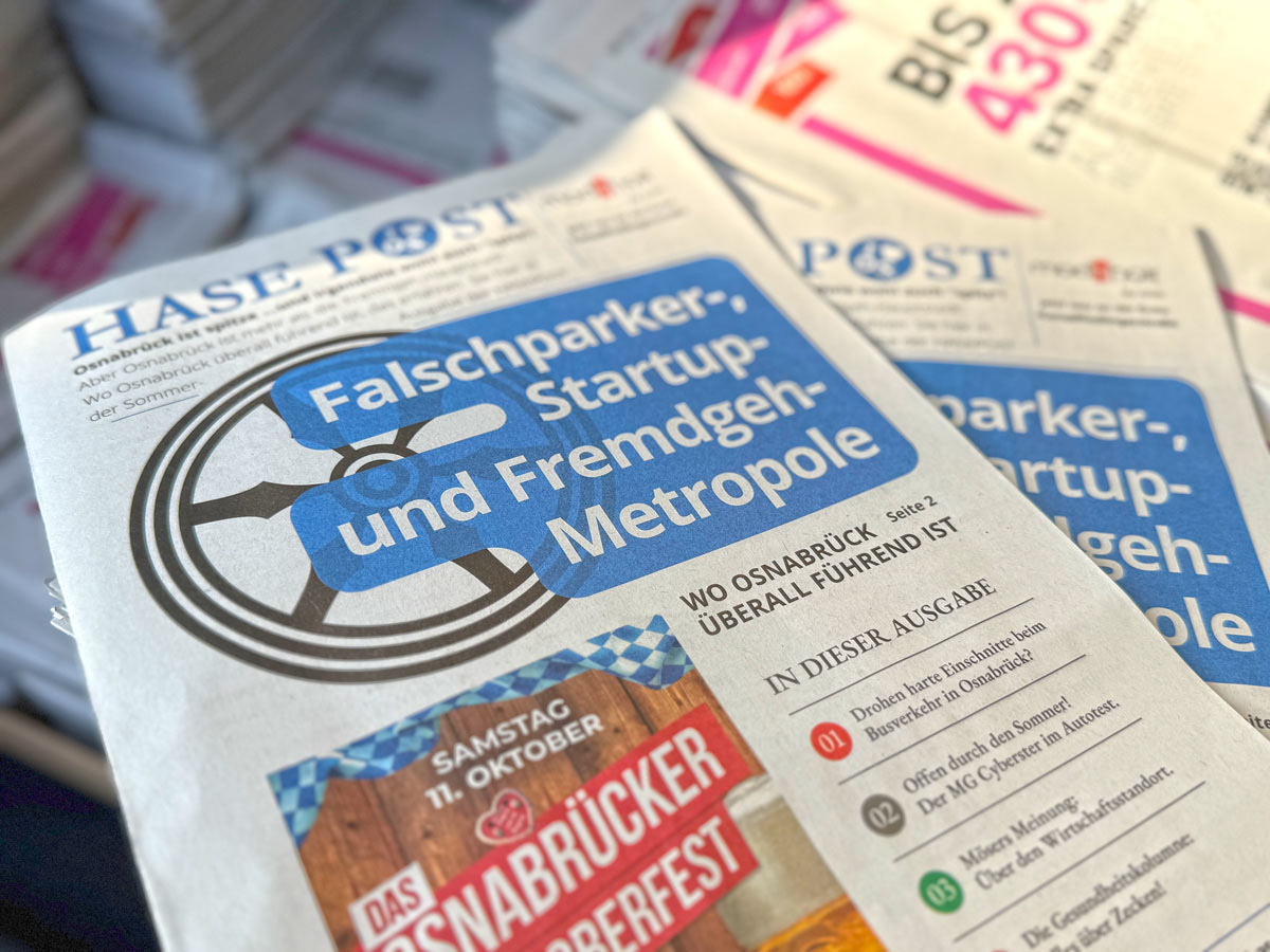 die gedruckte HASEPOST 07/2025