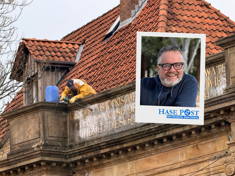 Kommentar zur heger Tor Schmiererei in Innenstadt