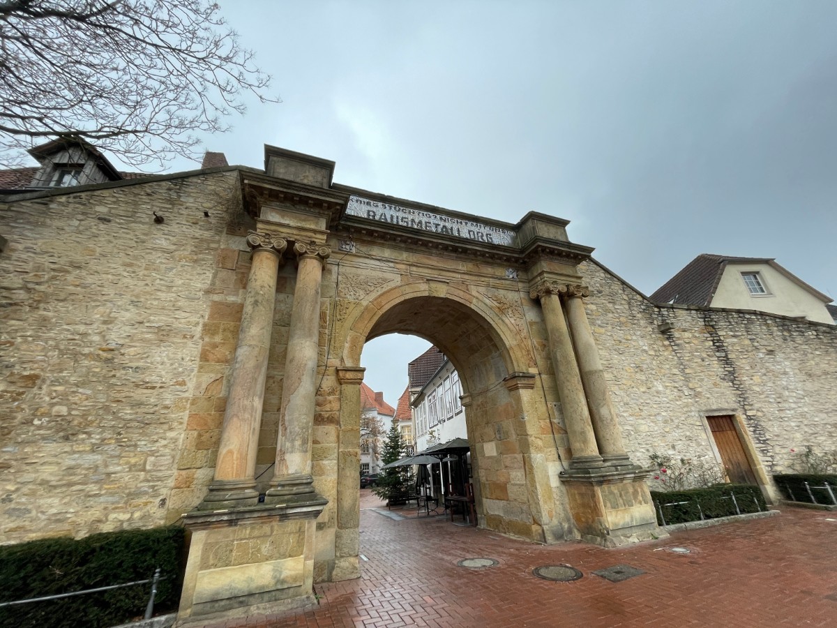 Schmiererei am Heger Tor. / Foto: Dominik Lapp