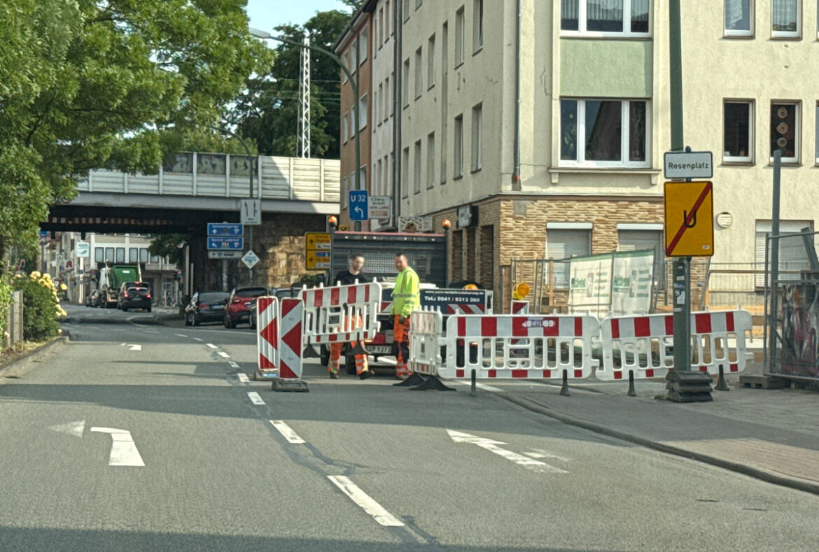 Iburger Straße, einspurig / Foto: Pohlmann