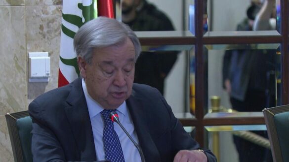 UN-Generalsekretär fordert Unterstützung für den Libanon