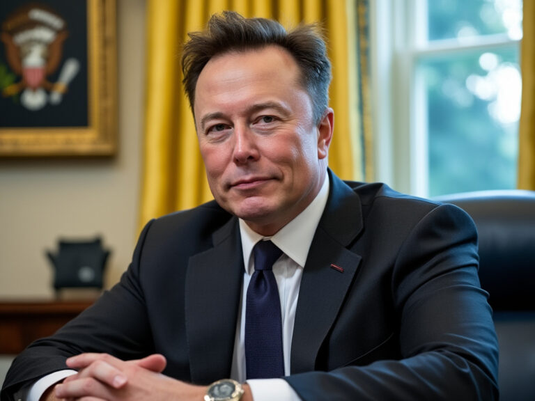 Elon Musk (KI generiert mit Grok 2 beta by X)