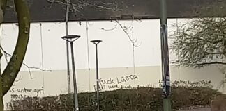 Graffitis an der Gesamtschule Schinkel