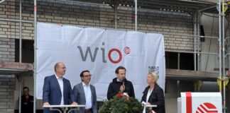 Richtfest im Landwehrviertel. / Foto: Dana Beckmann