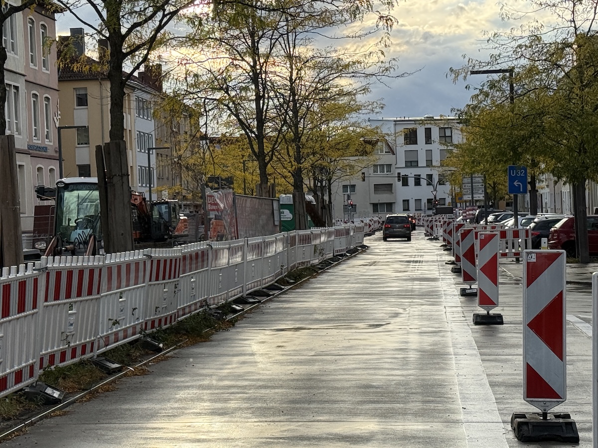Rosenplatz nach erstem Bauabschnitt