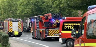 Feuerwehreinsatz in Osnabrück Eversburg